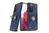Mobil - Covers & Cases - Wozinsky Ring Armor Armored Hybrid Case Cover + Magnetic Holder Samsung Galaxy S22 Ultra Blue - 9145576239810