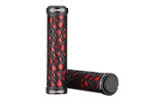 Cykeltilbehør - Rockbros 2017-14ARD bicycle grips - black and red - Rockbros-2017-14ARD