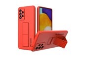 Mobil - Covers & Cases - Wozinsky Kickstand Case Silicone Case with Stand Samsung Galaxy A73 Case Red - 9145576247778