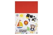 Kreativt Legetøj - Creative Craft Group Ribbed Craft Cardstock A4 8 Sheets 8 Colors - 110014