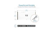 Dockingstation - Tripp Lite Eaton Series USB-C Dock Triple Display - 4K HDMI/DisplayPort VGA USB 3.2 Gen 1 USB-A/USB-C Hub GbE 100W PD Charging International Power Cables - U442-DOCK4-INT