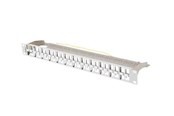 Netværkstilbehør - Lanberg Patch Panel Blank 48-Port 1U 19" FTP for Keystone Modules Grey - PPKS-1248-S