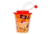 Legetøj - LG-Imports Cup with Lid and Straw Pirate 12 pcs. - 8170