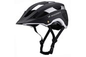 Cykeltilbehør - Wozinsky MTB Bicycle Helmet with Detachable Visor Light 57-62 cm - Black and Silver - 5907769380839
