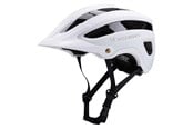 Cykeltilbehør - Wozinsky MTB Bicycle Helmet with Detachable Visor Light L - Black & White - 5907769380853