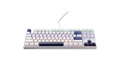 Tastatur - Machenike K500B-B87 Wired Mechanical Backlit Gaming Keyboard Red Switch - White - Hvid - K500B-B87 Wired Red Switch Mixed Light B