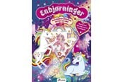 Børnebøger - Enhjørninger med krystal-klistermærker - Børnebog - Hæfte - 9788776261306