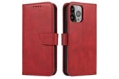 Mobil - Covers & Cases - Hurtel Magnet Case for Samsung Galaxy S23+ Flip Cover Wallet Stand Red - 5907769351075