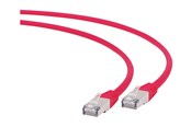 Netværkskabel - Gembird Cablexpert patch cable - 1 m - red - Rød - 1m - PP6A-LSZHCU-R-1M