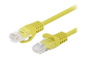 Netværkskabel - Lanberg patch cable - 50 cm - yellow RAL 1016 - Gul - 0.5m - PCU6-20CC-0050-Y