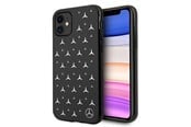 Mobil - Covers & Cases - Mercedes Silver Stars Pattern Case for iPhone 11 / Xr - Black - 3666339013301