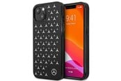 Mobil - Covers & Cases - Mercedes Silver Stars Pattern Case for iPhone 13 mini - Black - 3666339020217