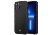 Mobil - Covers & Cases - Mercedes Leather Stars Pattern Case for iPhone 13 mini - Black - 3666339020576