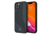 Mobil - Covers & Cases - Mercedes Leather Perforated Area Case for iPhone 13 mini - Navy Blue - 3666339020859
