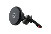 Mobil - Andet Tilbehør - Mercedes Silver Stars MagSafe Magnetic Holder for Ventilation Grille - Black - 3666339146016