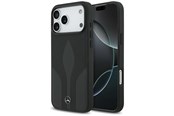 Mobil - Covers & Cases - Mercedes Leather The Move MagSafe Case for iPhone 17 Pro Max - Black - 3666339506698
