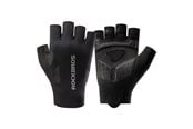 Cykeltilbehør - Rockbros cycling gloves spring/summer/autumn short fingers size: L - black - 8386824304565