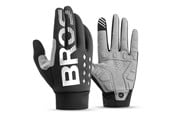 Cykeltilbehør - Rockbros cycling gloves insulated long size: XL - black and gray - 8386824304541