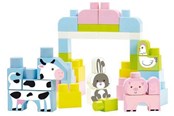 Babylegetøj - Ecoiffier 50 pieces Farm Animals Barrel - 7880