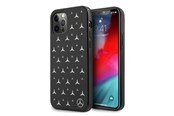 Mobil - Covers & Cases - Mercedes Silver Stars Pattern Case for iPhone 12 Pro Max - Black - 3666339012748
