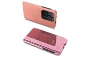 Mobil - Covers & Cases - Hurtel Clear View Case Cover for Xiaomi Redmi K40 Pro+ / K40 Pro / K40 / Poco F3 Pink - 5907769324895