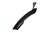 Cykellygter - Rockbros DNB8001 mudguard with red LED light - black - DNB8001BK