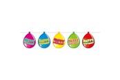 Legetøj - Folat BV Bunting Balloons Happy Birthday 10mtr. - 65500