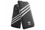 Mobil - Covers & Cases - Adidas OR Booklet Case PU for iPhone 14 Pro - Black and White - 8718846100205