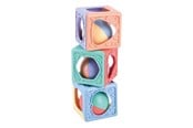 Babylegetøj - PLAY go Stacking Blocks with Rattle - 3pcs. - 4872