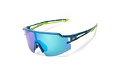 Cykeltilbehør - Rockbros Polarized Cycling Glasses with UV Protection and Corrective Insert Blue Lenses - Blue - 8386824303773