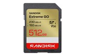 Hukommelseskort - SANDISK Extreme GO SD - 230MB/s - 512GB - SDSDXGN-512G-GNCIN