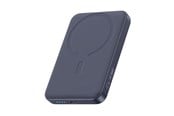 Powerbank - Baseus EnerFill FM11 10000mAh 22.5W MagSafe Compatible Power Bank with Black Basues Simple USB-C 20V/3A 30cm Cable - Dark Gray Powerbank - Grå - 10000 mAh - E0026602