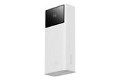 Powerbank - Baseus EnerFill FP41 30000mAh 22.5W Powerbank with Simple USB-A - USB-C 3A 30cm Cable - White Powerbank - Hvid - 30000 mAh - E0027K01