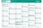 Kalender - Mayland Studie Kartonkalender A4 2026/2027 - 27859000