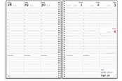 Kalender - Mayland Studie Lærerkalender A5 matsort genbrugskarton 2026/2027 - 27813000