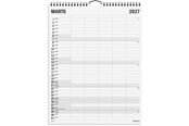 Kalender - Mayland Studie Familiekalender Black and White 5 kol. 2026/2027 - 27808600