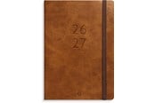 Kalender - Mayland Studie A6 Forma Deluxe ugekalender tværf. brun kunstskind 2026/2027 - 27801300
