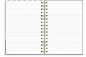 Blokke, Formularer & Notesbøger - Burde Notebook A5 Stripes - 92771700