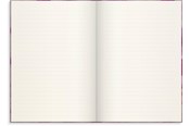 Blokke, Formularer & Notesbøger - Burde Notebook lined A5 Garden Dreams Violets - 92767200