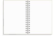 Blokke, Formularer & Notesbøger - Burde Notebook blank A5 Serene - 92766800