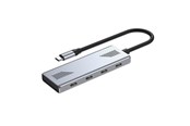 USB hub - Gembird 4-port USB-C 3.2 (Gen 2) Type-C hub USB hub - USB 3.2 - 4 ports - Grå - UHB-CM-U310-C4-01