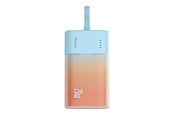 Powerbank - Baseus Popsicle 5200mAh 20W Powerbank with Built-in Lightning Cable (+ White Simple USB-C - USB-C 60W/20V/3A/30cm Cable) - Blue-Orange Powerbank - 5200 mAh - P10055601713-00