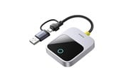 Mobil - Andet Tilbehør - Baseus SafeJourney Series Wireless CarPlay Adapter - Gray - C10745100813-00