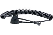 Foto & Videotilbehør - Atomos D-Tap to DC Locked connector Barrel Coiled Cable for Battery Eliminator and all Recorders - ATOMDTPCB2