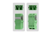 Netværkskabel - StarTech.com network coupler - green - Grøn - DUPLEXLCAPCNOF