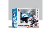 Fjernstyret - Sharper Image Toy RC Monster Spinning Car Metallic Blue - 1212014891