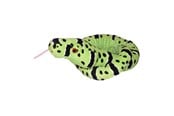 Plys - Wild Republic Plush Toy Snakes 137 cm Green Rock Rattlesnake - 11108