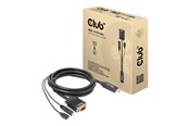 Skærmkabel - Club 3D adapter cable - HDMI / VGA / audio - 2 m - CAC-1712