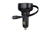 Mobil - Adaptere & Opladere - Baseus Enjoyment Pro 55W USB-A Car Charger with Retractable Lightning Cable - Black - C00057801111-00