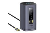 USB hub - Baseus Spacemate hub USB-C 11in1 docking station USB hub - 11 ports - Grå - B00568101813-01